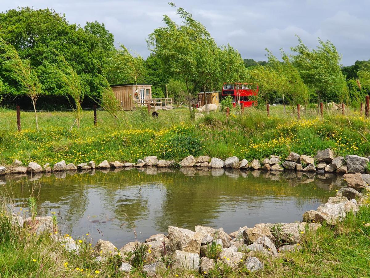 Dartmoor Reach Alpaca Farm Heated Cabins 5 Mins Drive To Dartmoor Bovey Tracey Exteriör bild